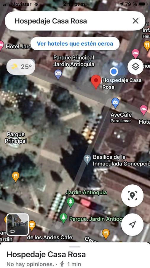 Hospedaje Casa Rosa Jardin Ngoại thất bức ảnh